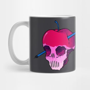 Apple skull and arrow Mug